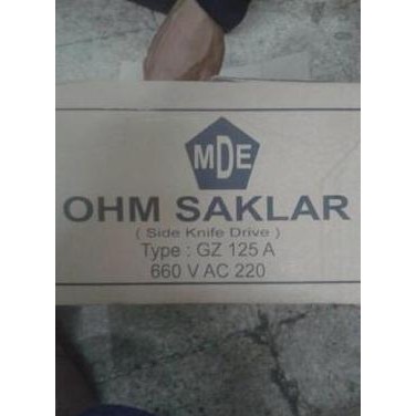 Miliki Ohm Saklar 125A Mde / Ohm Saklar 125 A / Gz 125 A Mde