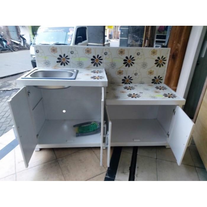 Rak Kompor Meja Kompor Wastafel 4 Pintu Kayu Termurah Original Dan Terpercaya