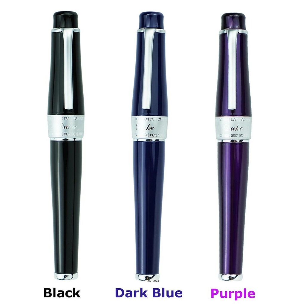 

Duke 2009 Metal Fountain Pen Memory Charlie-Chaplin Big Size Heavy Pen Medium / Bent Nib Limited Edition Business Office Gift