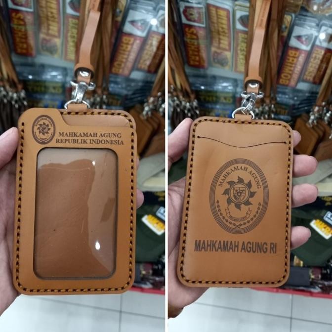

READY Name Tag/Holder Logo Mahkamah Agung (Asli kulit) NEW