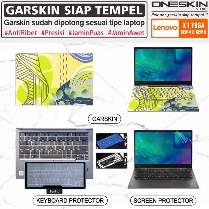 garskin laptop keyboard screen protector lenovo thinkpad x1 yoga gen 5