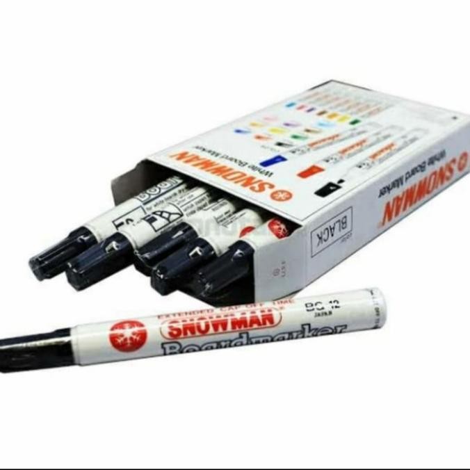 

spidol snowman white board 1 dus isi 12