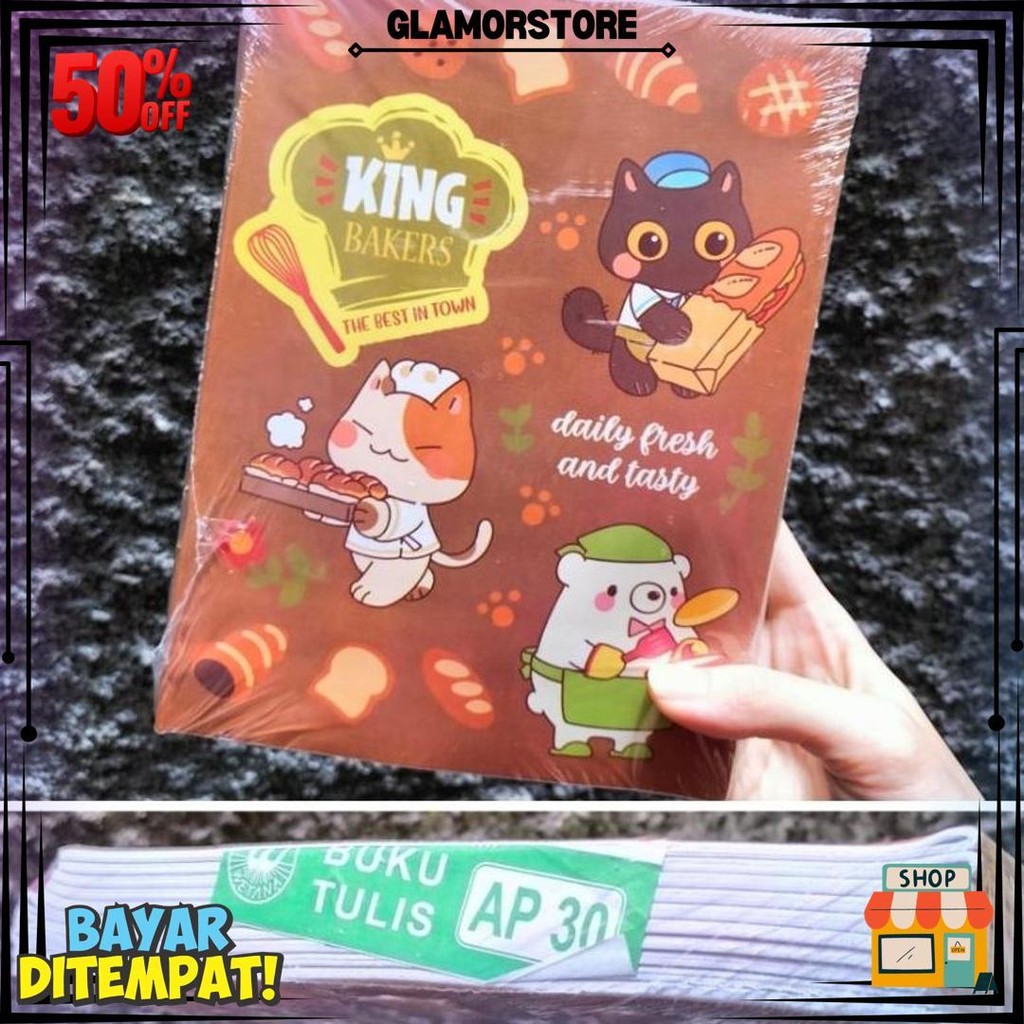 

[10Pcs] Buku Tulis Wetana 30 Lembar/ Buku Tulis Murah/ Buku Tipis D Promo 4.4