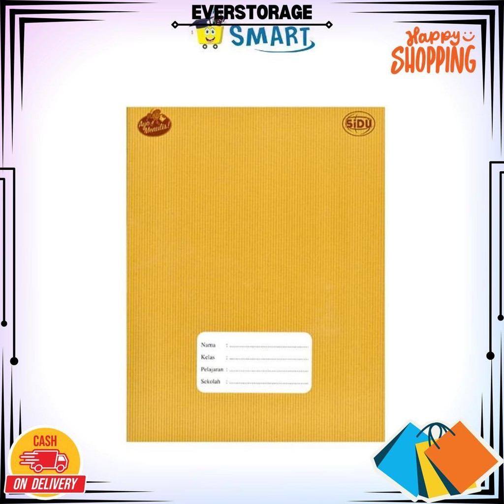 

(1Pak Isi 10 Buku) Sidu Buku Tulis Eb 40 Kraft 21X16Cm/ Buku Tulis 40 Lembar Kraft 1 Pak Isi 10 Buku D Sale