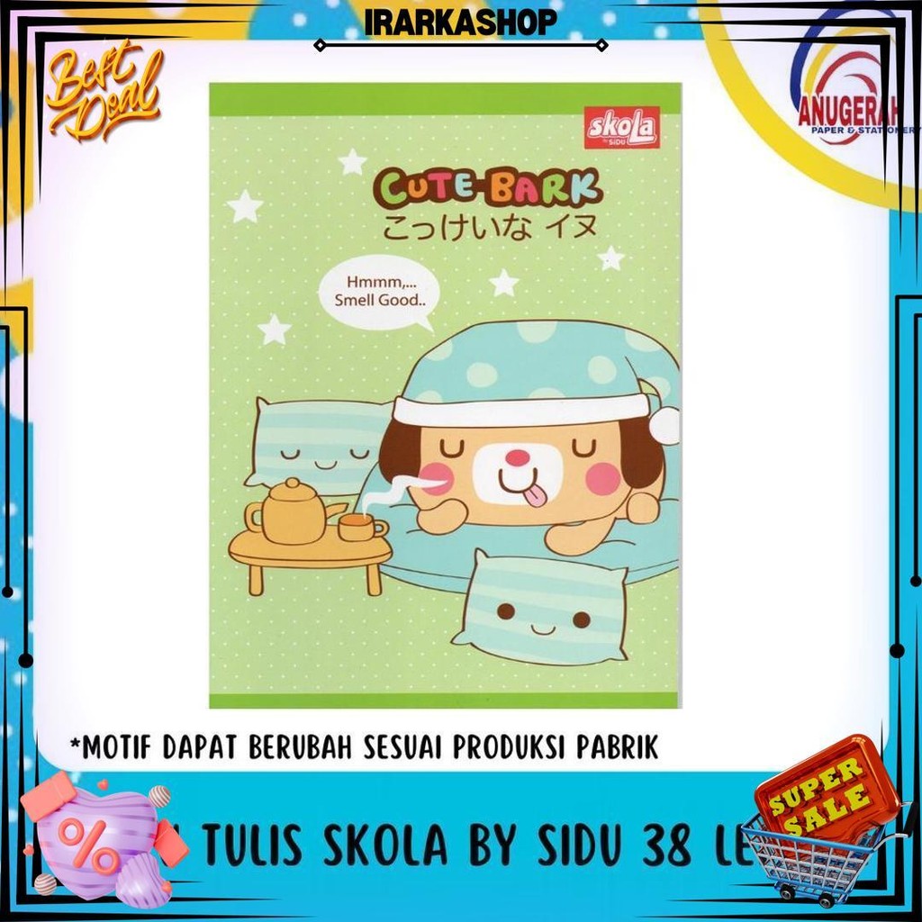 

Buku Tulis Skola By Sidu 38 Lembar (Pak) D Best Seller