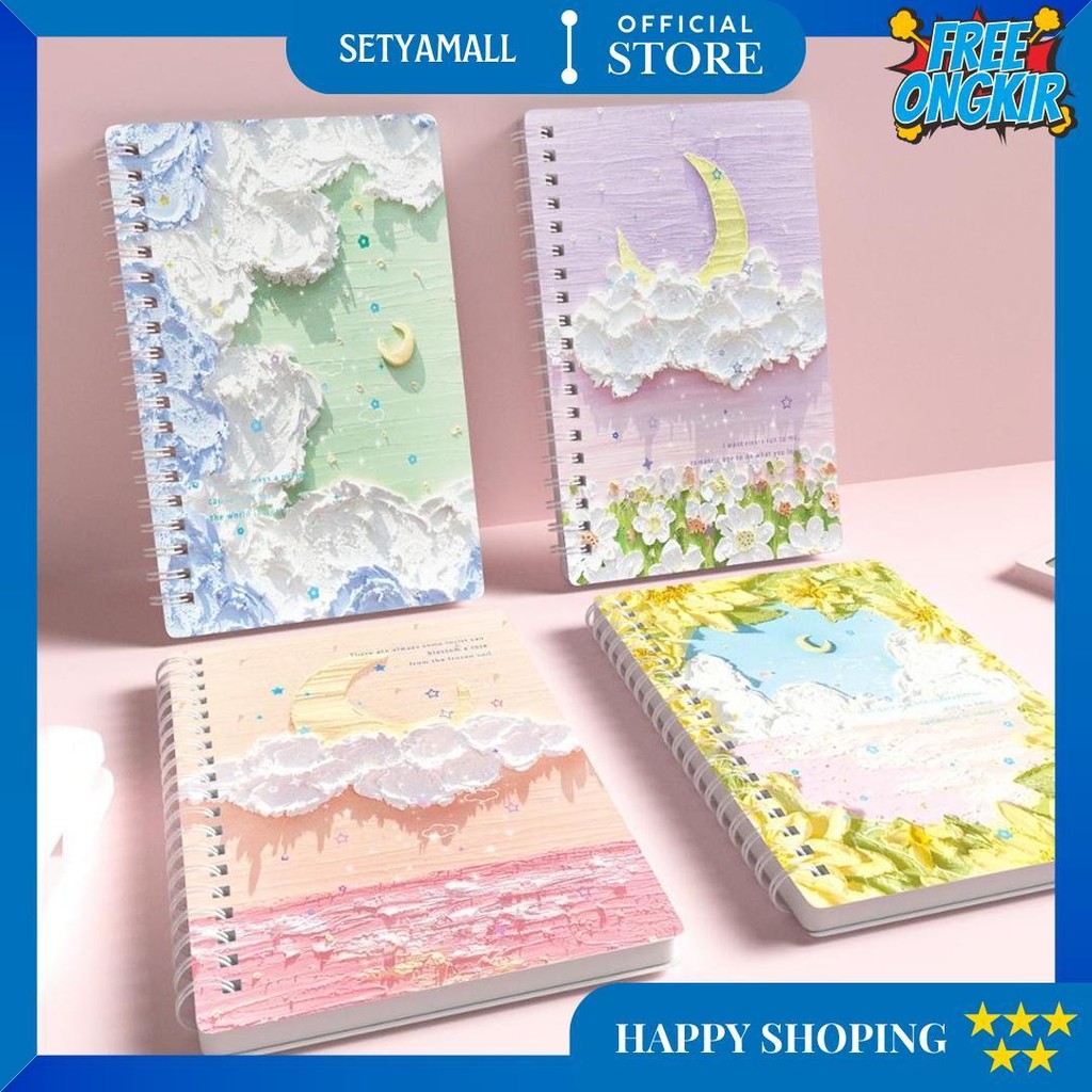 

Aimilo Notebook A5 1 Paket 4 Pcs Buku Diary Aesthetic Buku Jurnal Aesthetic Sekolah 60 Lembar D Sale