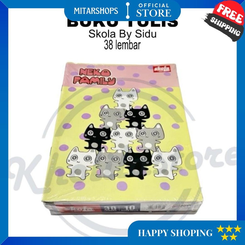 

Buku Tulis Skola By Sidu 38 Lembar Isi 10 Pcs D Gratis Ongkir