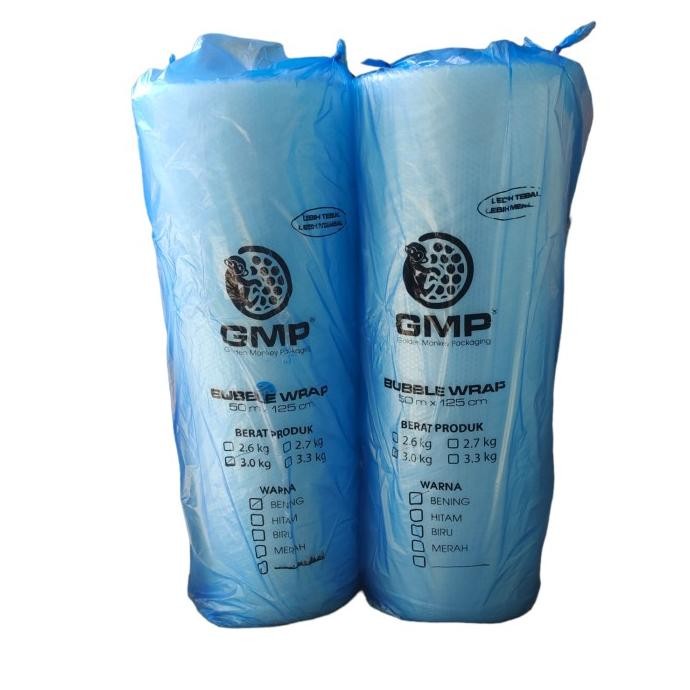 

tersedia bubble wrap hitam gmp uk 1.25m x 50m merek gmp