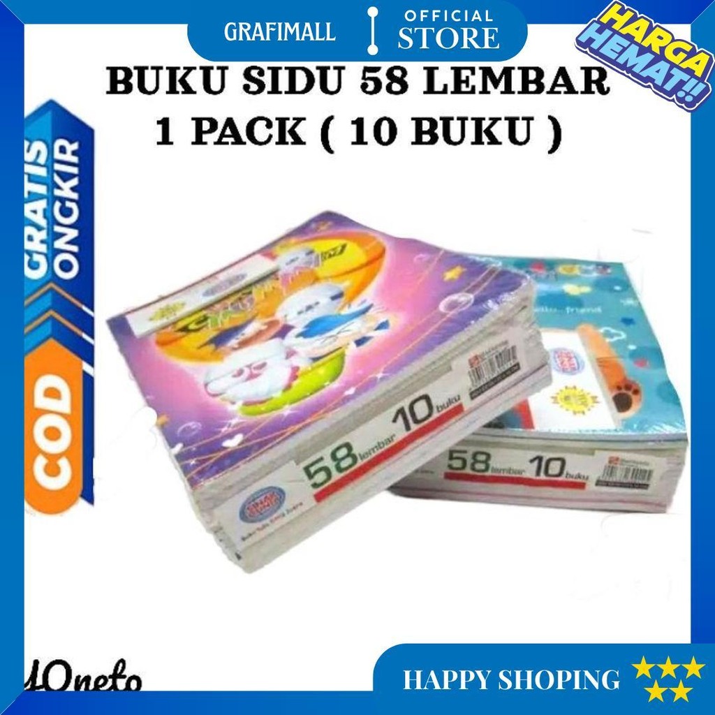 

Buku Tulis Sidu 58 (1Pack 10 Buku) D Termurah