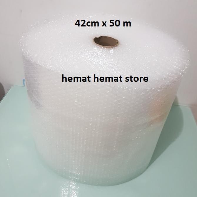 

tersedia plastik bubble wrap bening 42cm x50 m (muliapack)