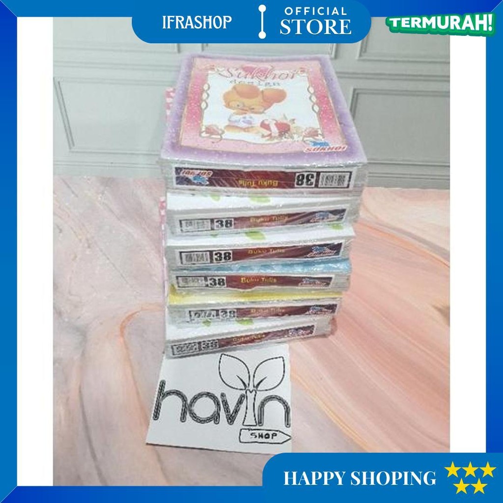 

(((Baca Keterangan Barang!!!))) (10Pc) Buku Tulis Murah Gambar 38 Lembar D Sale