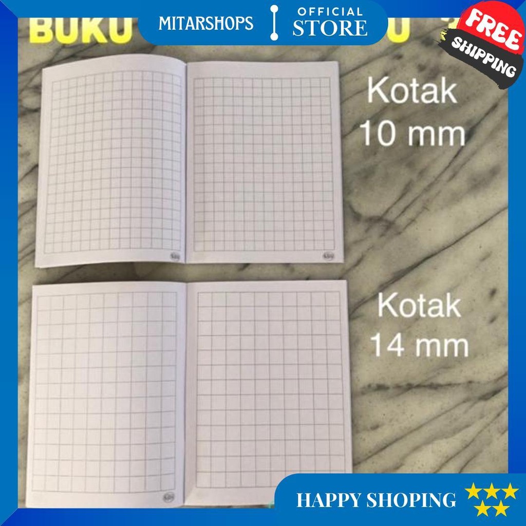 

Buku Tulis Garis Mandarin Kotak Besar Kotak Kecil Sidu Buku Kotak Matematika Strimin Sinar Dunia 38 Lembar Grosir Ecer D Gratis Ongkir