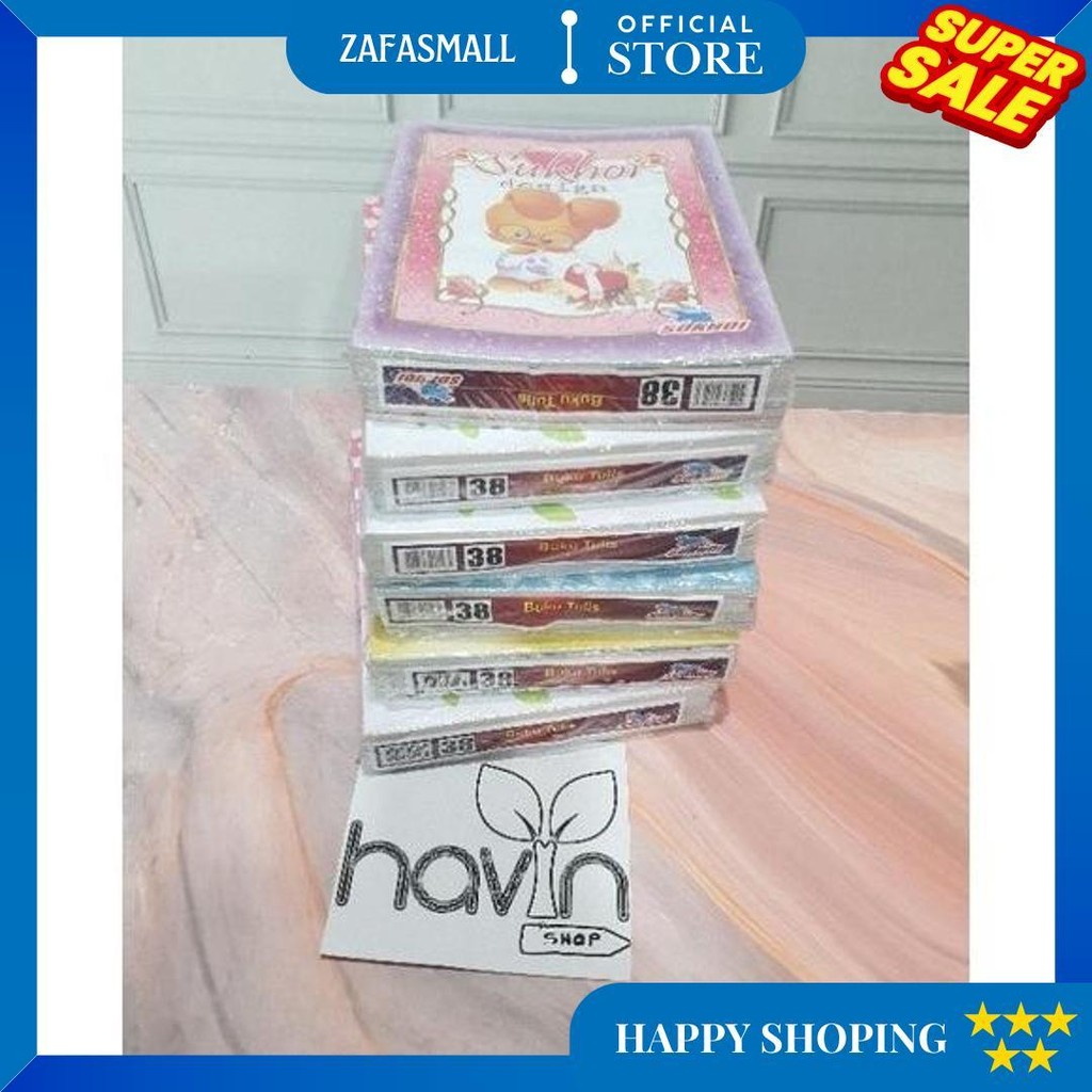 

(10Pc) Buku Tulis Murah Gambar 38 Lembar (((Baca Keterangan Sebelom Pesan))) D Promo 4.4