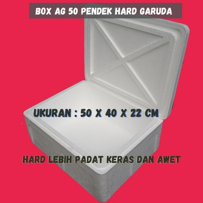 STYROFOAM BOX 50 PENDEK HARD GARUDA