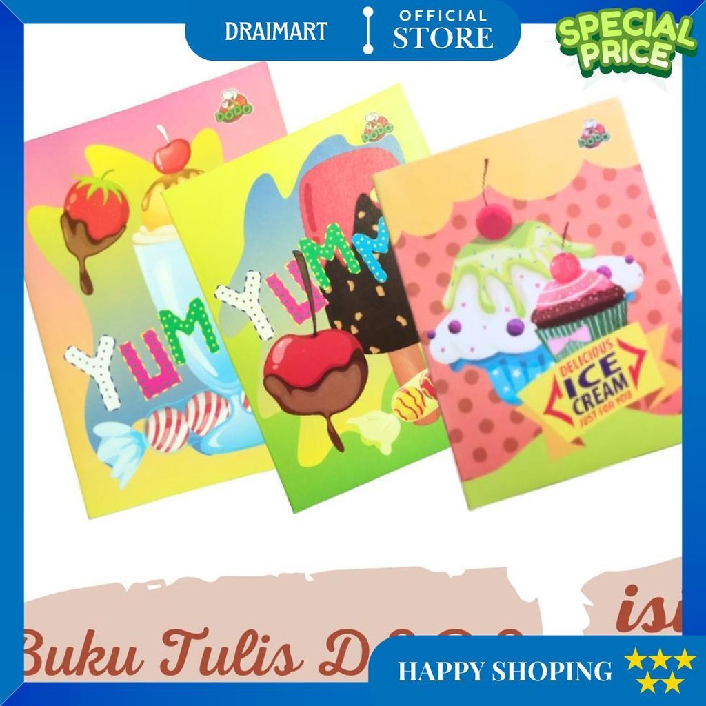

Buku Tulis Dodo 38 Lembar (Isi 10 Buku) D Promo 4.4