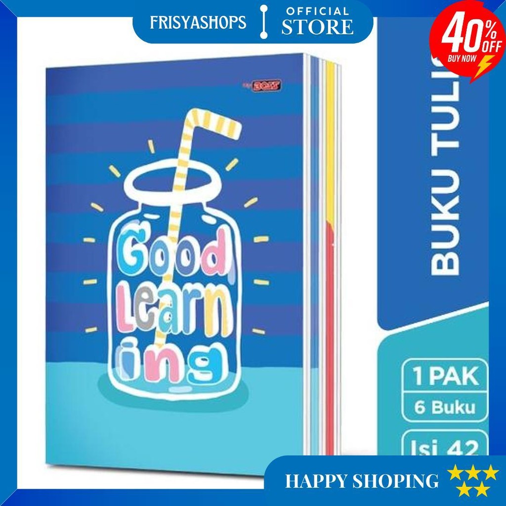 

Big Boss Buku Tulis 42 Lembar Tebal / 1 Pack / 6 Buku D Best Seller