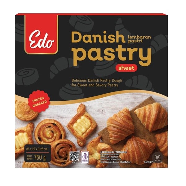 

EDO DANISH PASTRY SHEET 750 GR