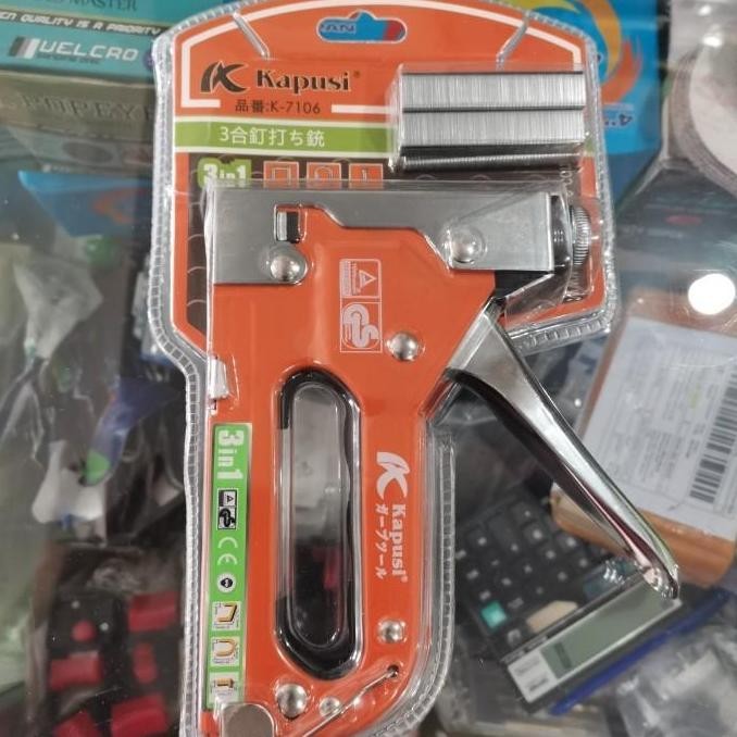 

staples tembak kapusi tracker jok motor steples jok staple gun stationery alat kantor