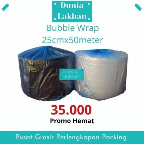 

tersedia bubble wrap 25cm x 50m hitam & putih