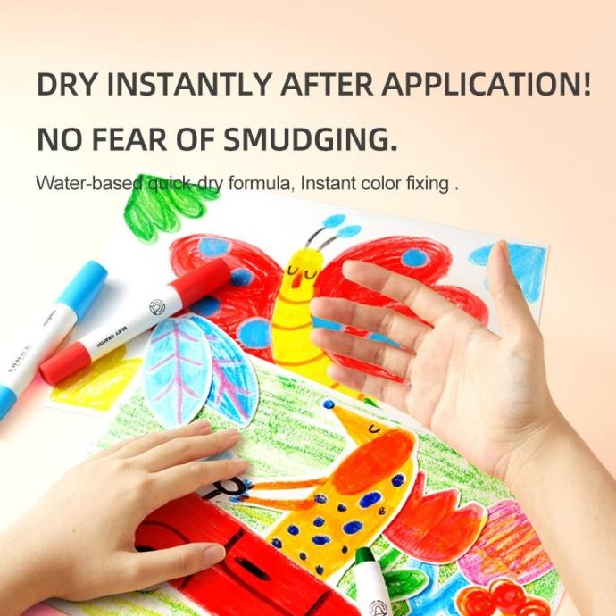 

Mideer Silky Crayon Bucket Mainan Anak Mewarnai Drawing Coloring Book