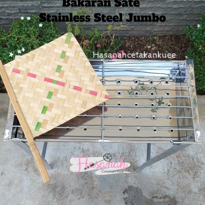 Bakaran Arang Sate / Panggangan Arang Stainless Ikan Bakar Jumbo TB