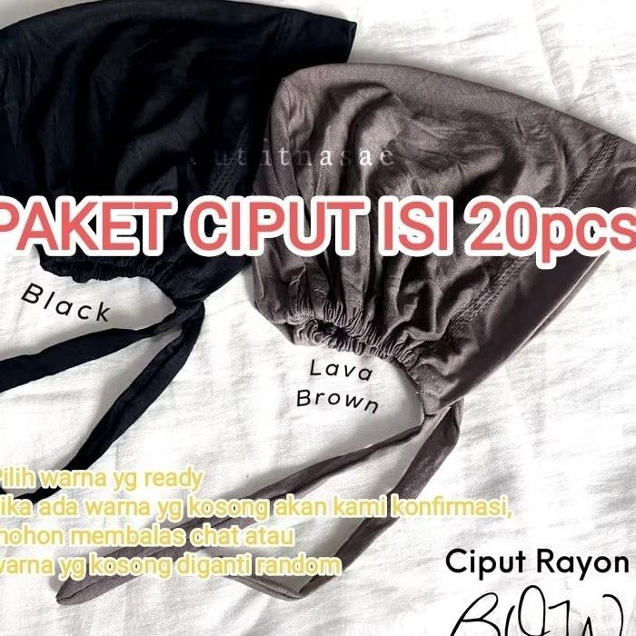 Ciput Hijab Rayon Tanpa Label
