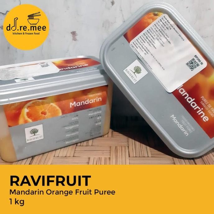 

Diskon! RAVI FRUIT - Mandarin Orange Fruit Puree / Puree Buah Jeruk Beku