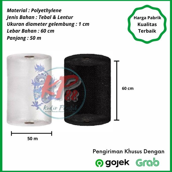 

tersedia bubble wrap bening 50m x 60cm