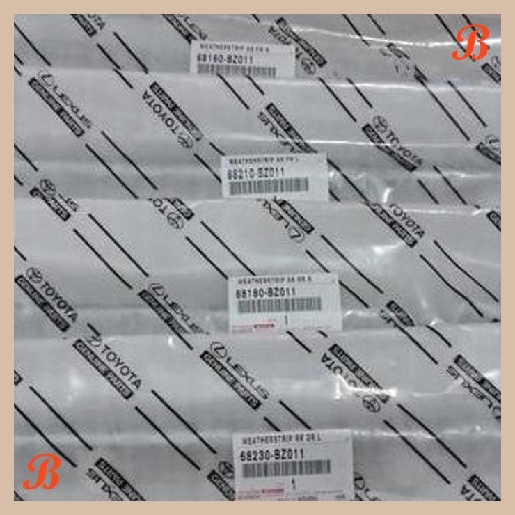 [PST] WEATHERSTRIP PELIPIT PINTU KARET KACA LUAR AVANZA LAMA 1 SET ORIGINAL