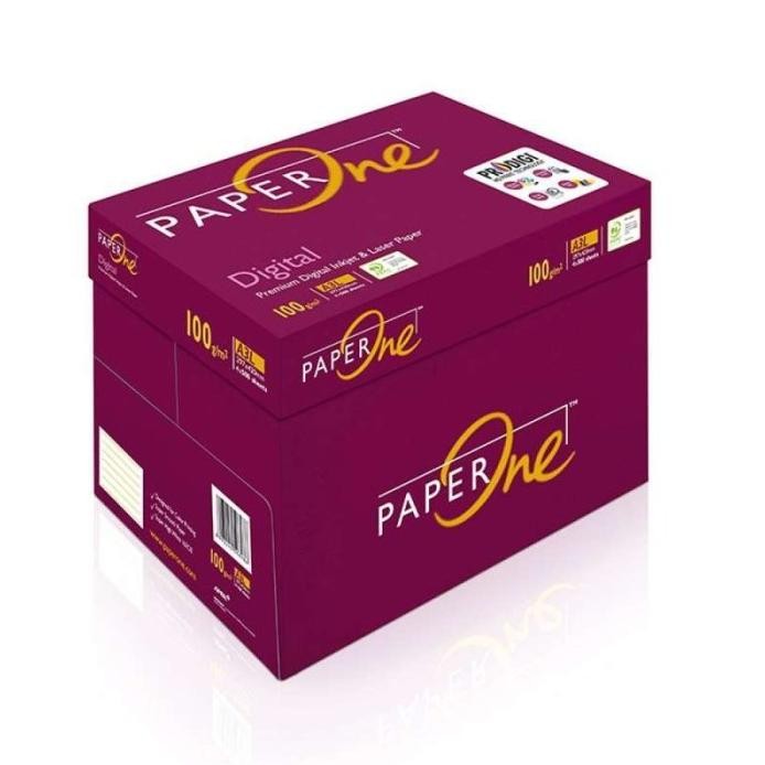 KERTAS HVS PAPER ONE A4 100 gr PER DUS murah