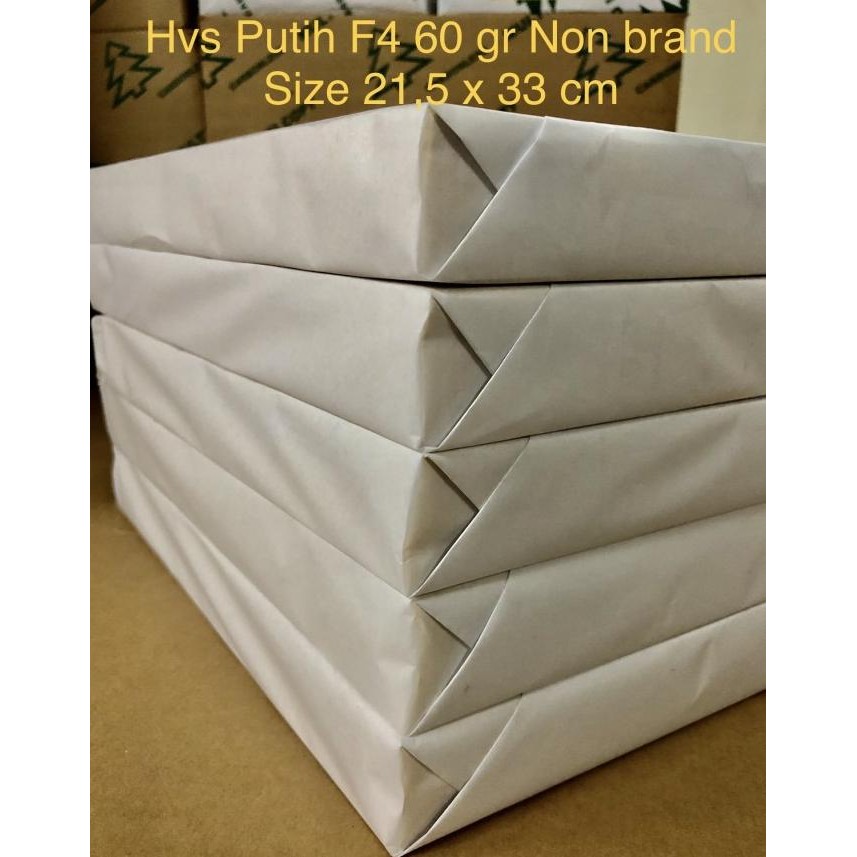 

Kertas Hvs Putih F4 60 gr "Non Brand " murah