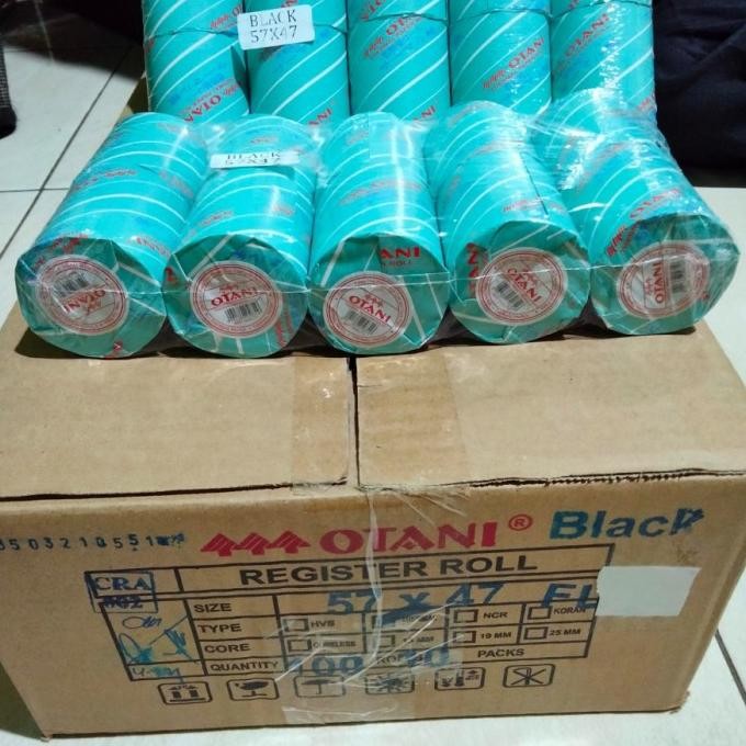 

Kertas Struk Thermal Otani 58 x 48 Black isi 10 roll murah