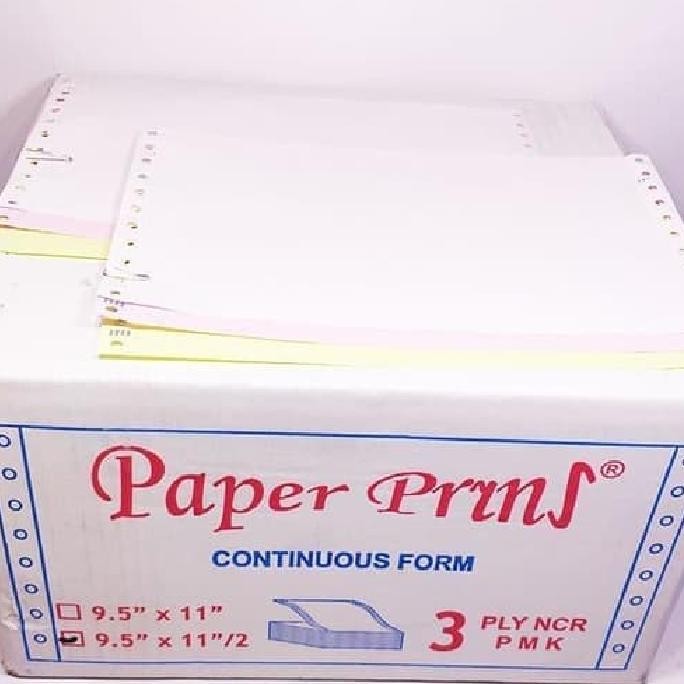 

CONTINUOUS FORM 9,5 X 11/2 3PLY PAPERPRYRNS (PRS - BAGI 2) murah