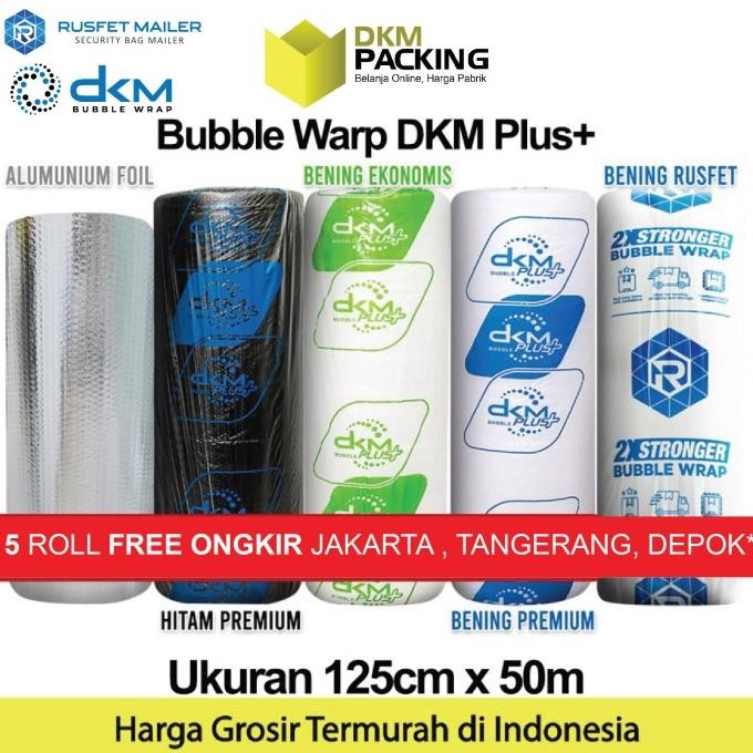 

tersedia plastik bubblewrap 125cm x 50m dkm plus premium bubble wrap roll