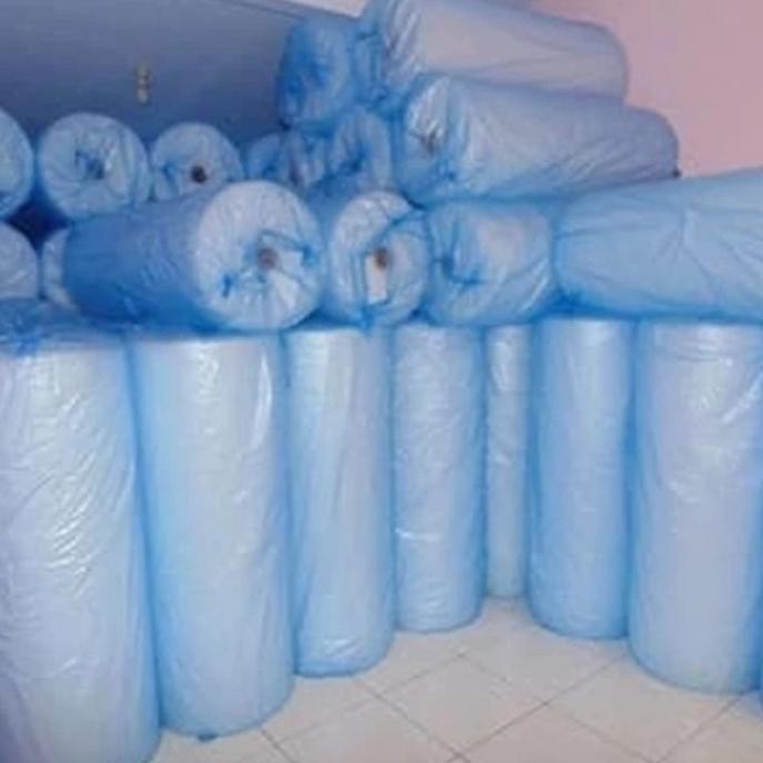 

tersedia bubble wrap 1 roll bening / hitam buble warp 50m x 1.25m plastik bable