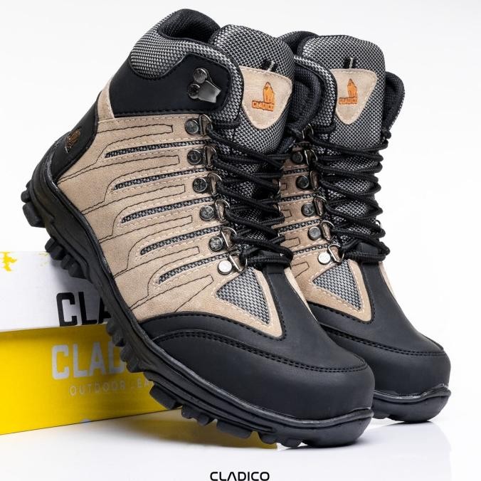 Diskon Sepatu Safety Boots Pria Original Cladico Cope High Hijau Army Terbaik