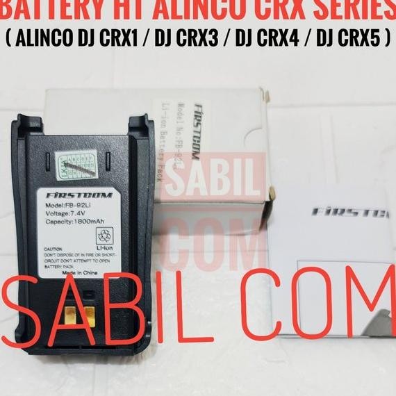 ready BATRE HT ALINCO DJ CRX5 CRX3 CRX4 CRX1 MURAH - BATTERY HT ALINCO CRX5 DJ-CRX1 ALINCO DJ-CRX3 L