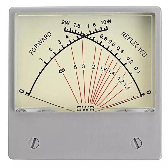 ready VU SWR Cross Needle Crossneedle Power meter panel meter