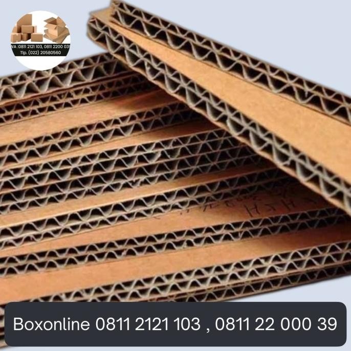 240x120 cm double wall kraft karton lembaran bflute corrugated packing murah