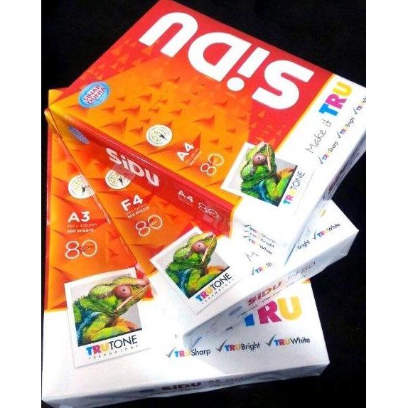 

Kertas HVS A4 Sidu 80 gram KHUSUS GOSEND / GRAB murah
