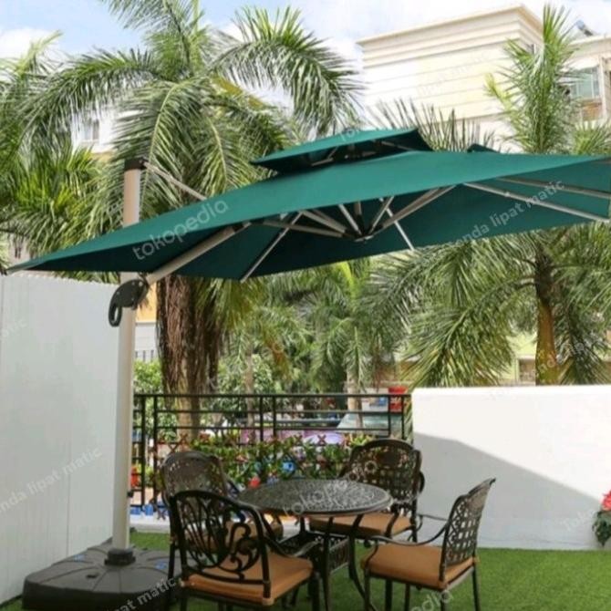 ready  Payung Super Jumbo Tenda Gantung /Payung Taman Pantai Cafe murah