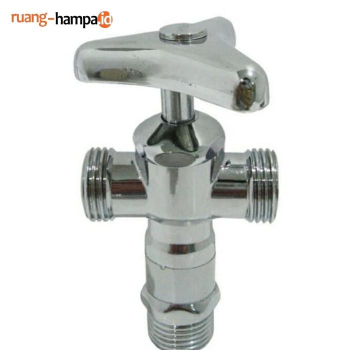 Baru Stop Kran Tee Closet Kuningan-Kran Jet Shower&Closet-Onda Exclusive