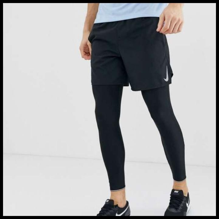 Setelan Celana Running Dan Celana Legging Sport Panjang Pria Original Best Seller
