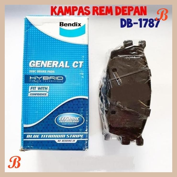 [SMM] BENDIX KAMPAS REM DEPAN DB1787 GCT KIA RIO 2012-2015, HYUNDAI I-20