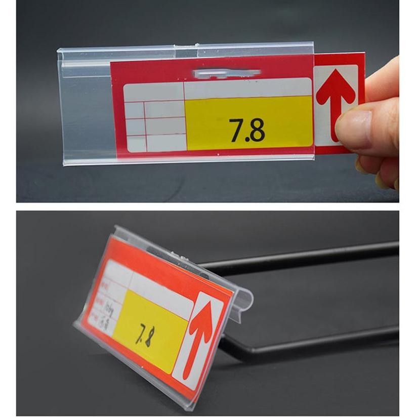 

[original] 30pcs/set label harga mika - price tag holder akrilik 46 cm - name tag / label harga akrilik / acrylic tempel transparent plastic price tag label holder for shops warehouse - price tag card data strip minimarket supermarket [terlaris] [terbaik]