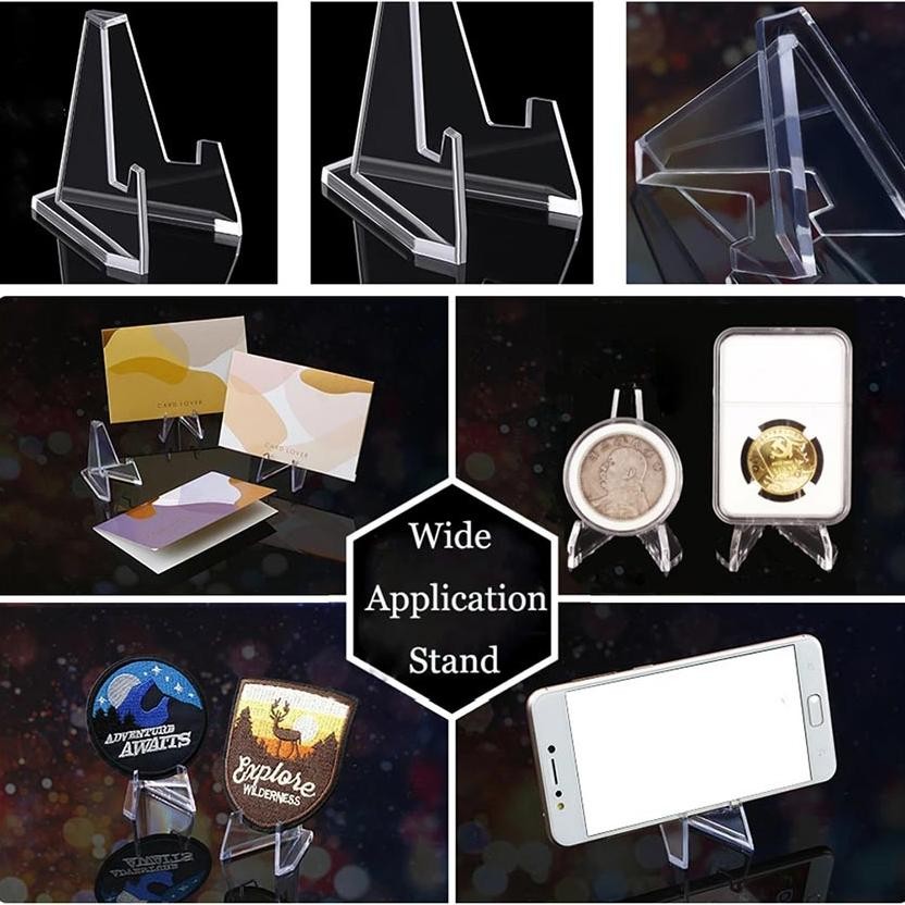 

[original] 10pcs/set stand pajangan koin medali stand holder coin display koin display stand coin stand pajangan koin bitcoin dogecoin crypto 40mm tinggi 5cm clear acrylic display stand [terlaris] [terbaik]
