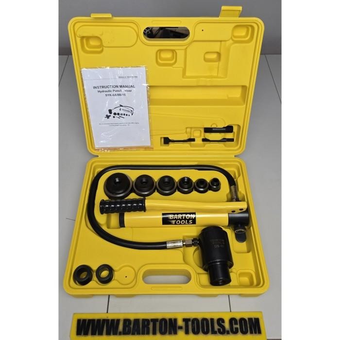 

Syk-8B 3.2Mm 22-60Mm Hydraulic Hole Punch Barton Punching Hidrolik Original Dan Terpercaya