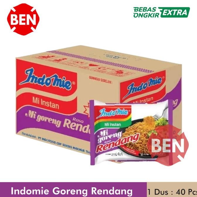 

Indomie Goreng Rendang 1 Dus 40 Pcs Bungkus Bks - Mi Mie Instan Grosir LAT