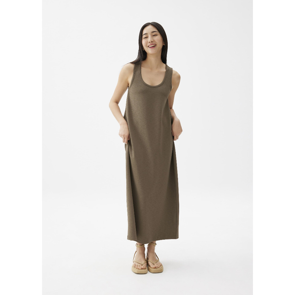 Love, Bonito - Dress Wanita - Reversible Neoprene Cocoon Midaxi Dress