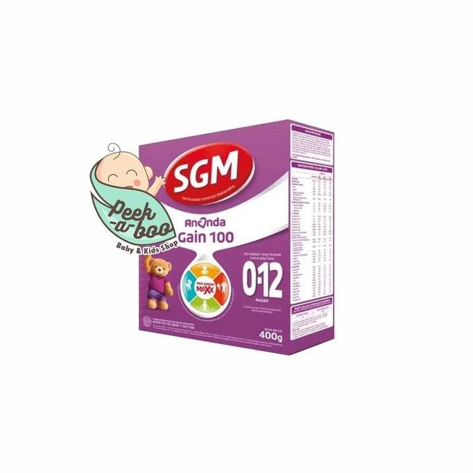 Murah Sgm Ananda Gain 100 400 Gr 0-12 Bulan Susu Formula Bayi 400 Gr
